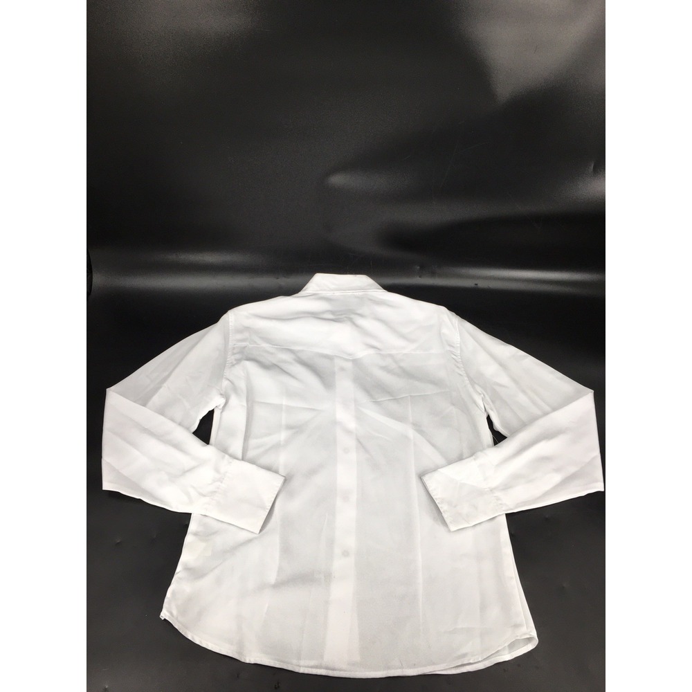 Vintage Lavana Western Shirt Pearl Snap‎ Microfiber Large USA Made White - Picture 5 of 6